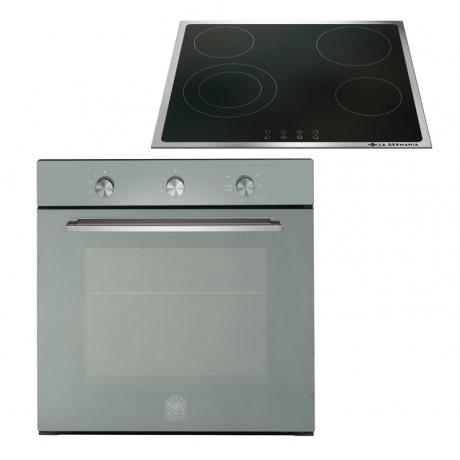 LA GERMANIA F609LAGΕKGS + P604VM1LAGGNX Εντοιχιζόμενος Φούρνος και Κεραμική Εστία 58cm LA GERMANIA F609LAGΕKGS + P604VM1LAGGNX Εντοιχιζόμενος Φούρνος και Κεραμική Εστία 58cm